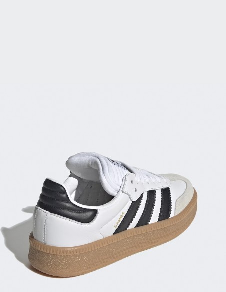 Adidas Samba XLG JH6516 - Sneakers femme cuir blanc et noir