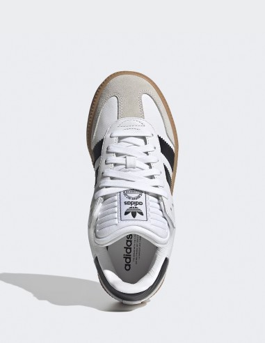 Adidas Samba XLG JH6516 - Sneakers femme cuir blanc et noir