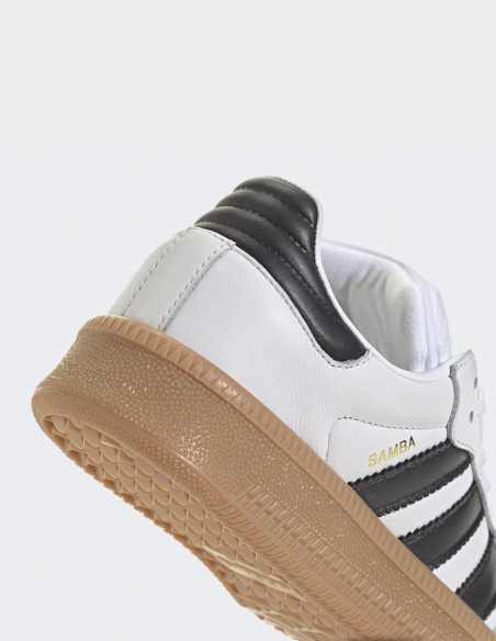 Adidas Samba XLG JH6516 - Sneakers femme cuir blanc et noir