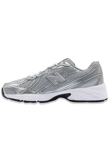 New Balance U740SG2 – Baskets Rétro Unisexe Argent & Blanc