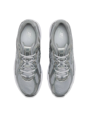 New Balance U740SG2 – Baskets Rétro Unisexe Argent & Blanc