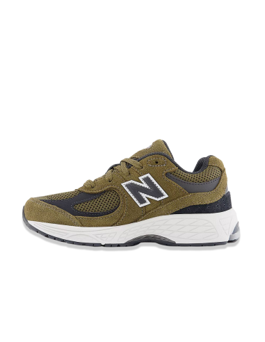 New Balance PC2002RZ Junior – Baskets 2002R Olive/Noir | Style Rétro