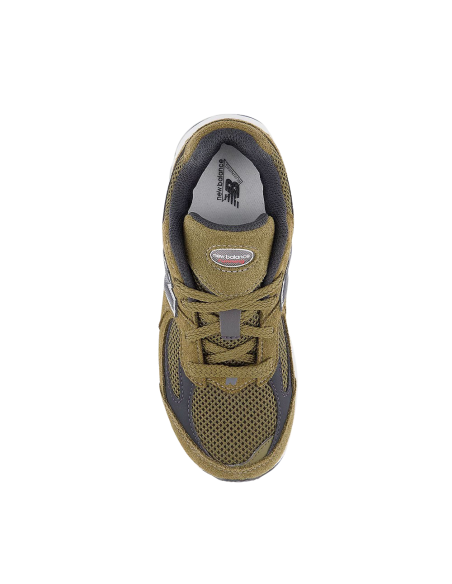 New Balance PC2002RZ Junior – Baskets 2002R Olive/Noir | Style Rétro