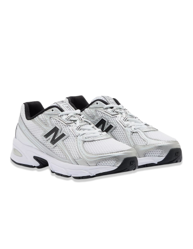 New Balance PZ740NW2 Enfant – Baskets Rétro Silver Blanc & Noir