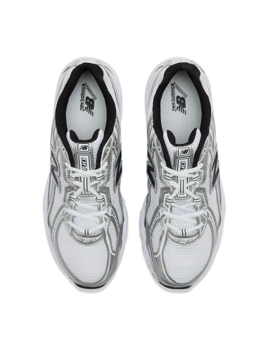 New Balance PZ740NW2 Enfant – Baskets Rétro Silver Blanc & Noir