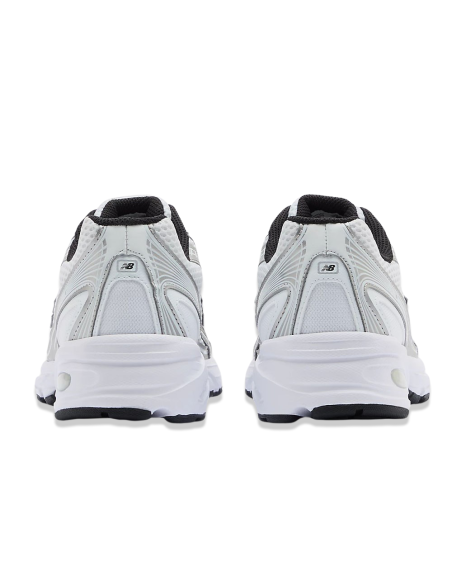 New Balance PZ740NW2 Enfant – Baskets Rétro Silver Blanc & Noir
