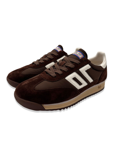 Baskets Homme Back 70 Barkley Jogger Marron Chocolat - Look Rétro