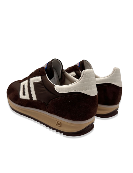 Baskets Homme Back 70 Barkley Jogger Marron Chocolat - Look Rétro