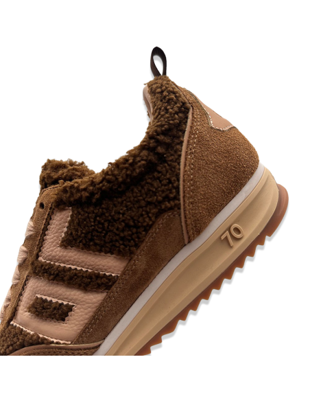 Baskets Back 70 Jogger Bouclette Marron/Sable - Style Rétro et Chaleur