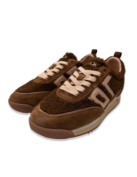 Baskets Back 70 Jogger Bouclette Marron/Sable - Style Rétro et Chaleur
