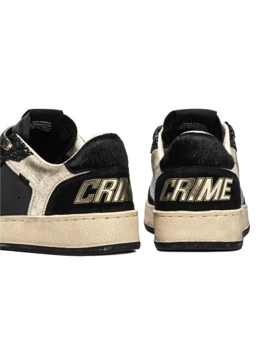 Crime London Chelsea Noir – Baskets Femme Pailletées & Urbaines