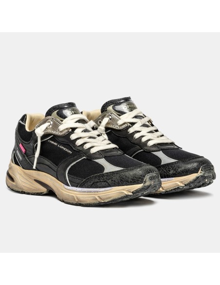 Crime London Fugitive – Basket Femme look rétro running