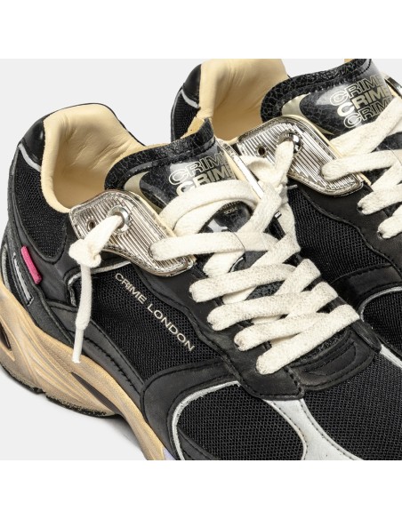 Crime London Fugitive – Basket Femme look rétro running