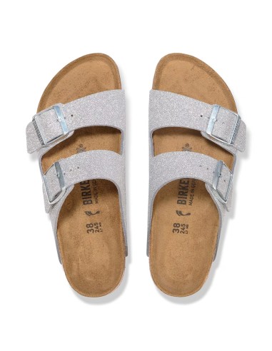 Birkenstock Arizona 1030127 – L’icône confort au fini argenté