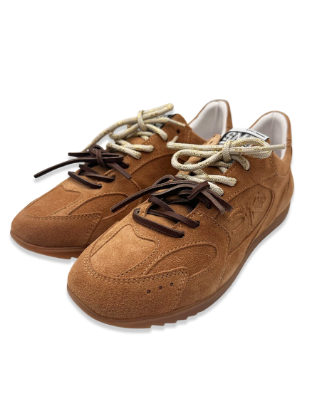Semerdjian Billie C905 Femme – Basket Suède Camel & Style Rétro