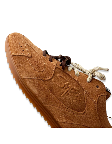 Semerdjian Billie C905 Femme – Basket Suède Camel & Style Rétro