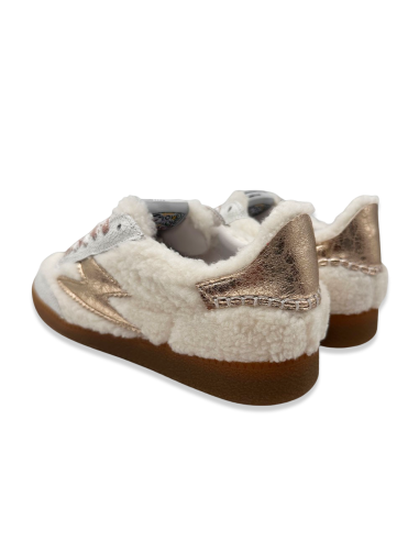 Baskets SMR23 Hailey C542 – Femme, suède gris clair et fourrure