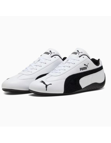 Puma Speedcat LTHR Mixte Blanc Noir – 403175-01 Motorsport Style