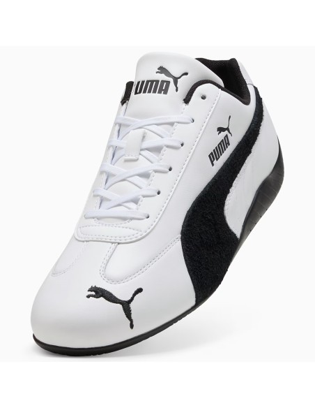 Puma Speedcat LTHR Mixte Blanc Noir – 403175-01 Motorsport Style