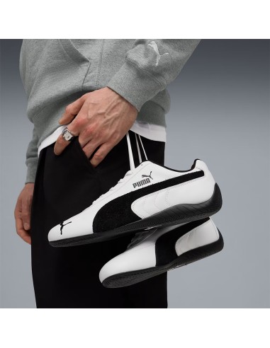 Puma Speedcat LTHR Mixte Blanc Noir – 403175-01 Motorsport Style