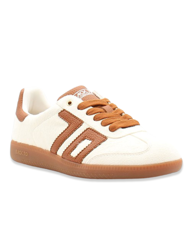 Baskets Back 70 Sable & Cognac – Look rétro aux tons naturels
