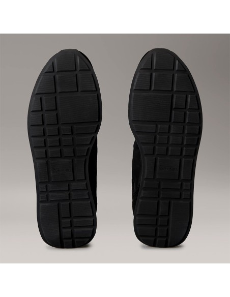 Baskets Calvin Klein Retro Runner Homme – Style rétro noir et blanc