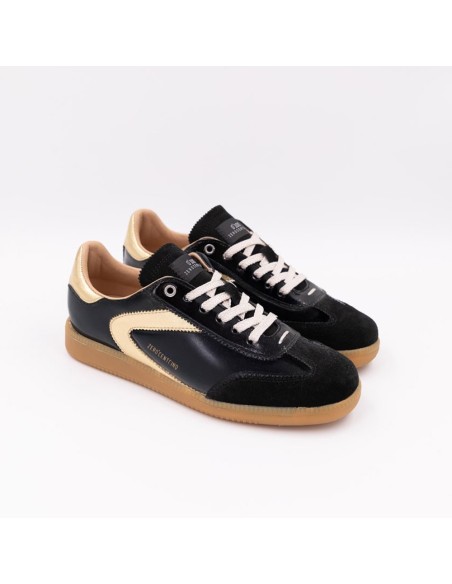 Baskets femme noires vernies Nova 0-105 | Elégantes et confortables