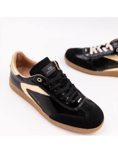 Baskets femme noires vernies Nova 0-105 | Elégantes et confortables