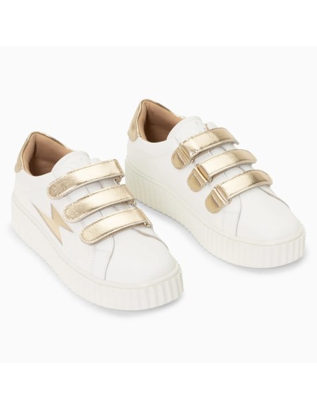 Baskets Vanessa Wu – style chic avec scratchs métallisés
