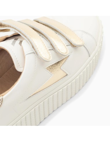 Baskets Vanessa Wu – style chic avec scratchs métallisés