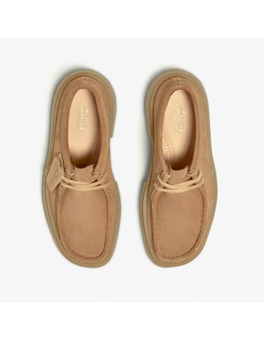 Clarks Wallabee Cup Tan – Mocassins homme en cuir couleur sable