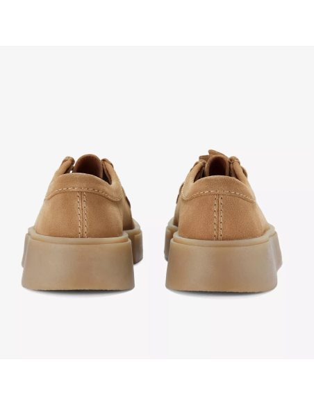 Clarks Wallabee Cup Tan – Mocassins homme en cuir couleur sable