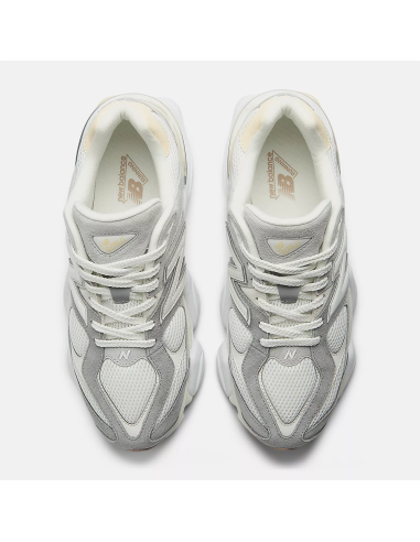 New Balance 9060 Femme – Sneakers Chunky Gris Clair & Crème