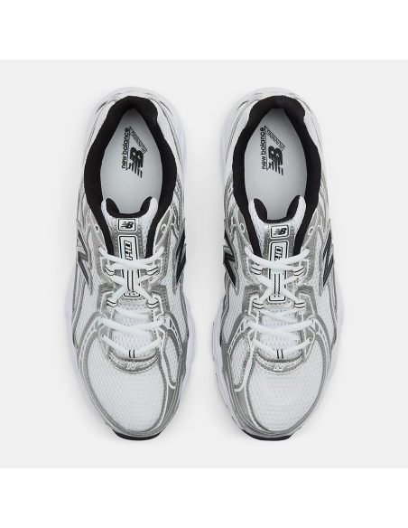 New Balance 740 Homme – Baskets rétro-running blanches & argentées
