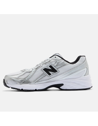 New Balance 740 Homme – Baskets rétro-running blanches & argentées