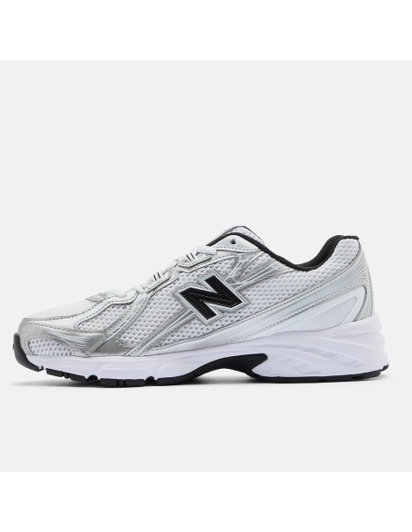 New Balance 740 Homme – Baskets rétro-running blanches & argentées