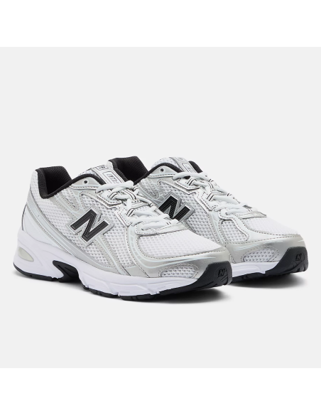 New Balance 740 Homme – Baskets rétro-running blanches & argentées