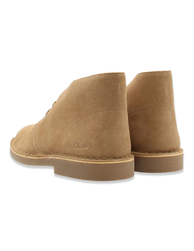 Clarks Boot Evo – Suède Sable avec Semelle Légère Ortholite