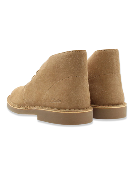 Clarks Boot Evo – Suède Sable avec Semelle Légère Ortholite