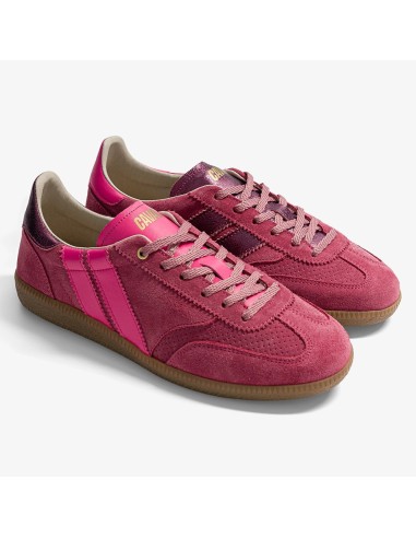 Caval Pulse – Baskets Asymétriques en Suède Framboise et Fuchsia