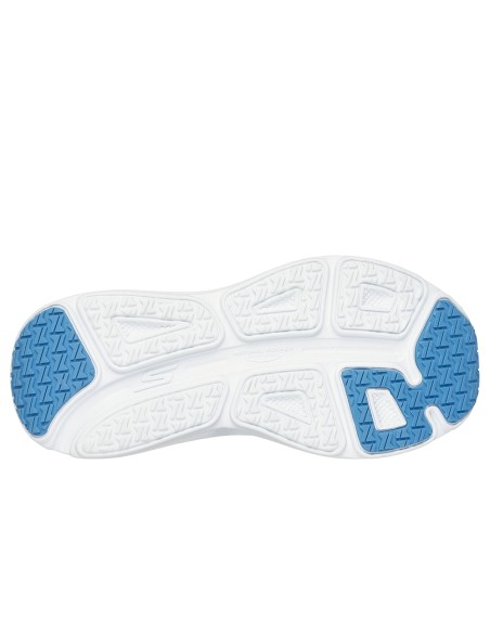 Skechers Max Cushioning Elite 129470-BLOR – Chaussures Running Femme Bleu Clair & Orange