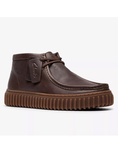 Clarks Torhill Hi Marron 26183425 – Boots homme cuir montantes