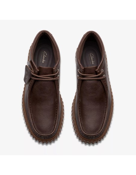 Clarks Torhill Hi Marron 26183425 – Boots homme cuir montantes