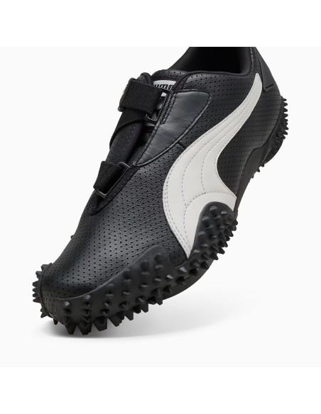 Puma Mostro Perf 397331-02 – Sneakers Noires Unisexe à Semelle Cloutée et Détails Blancs