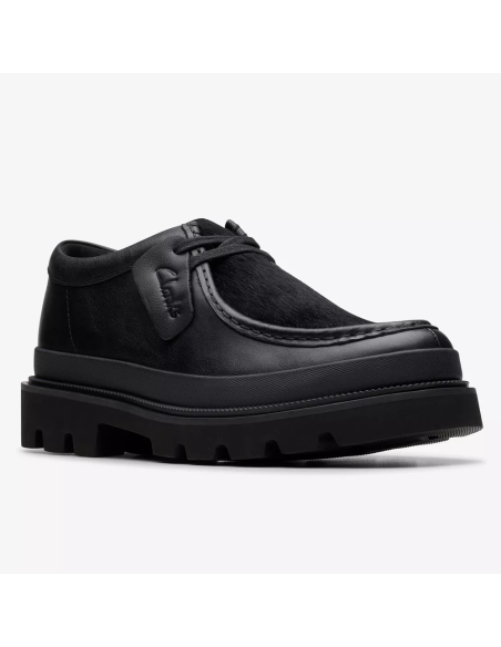 Clarks Badell Seam Noir 26183896 – Derbies cuir homme semelle crantée