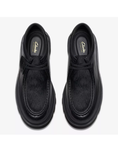 Clarks Badell Seam Noir 26183896 – Derbies cuir homme semelle crantée