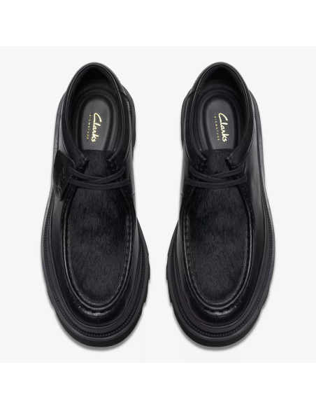 Clarks Badell Seam Noir 26183896 – Derbies cuir homme semelle crantée