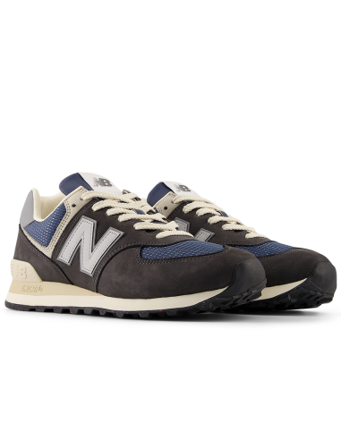 New Balance 574 U574SGG1 – Sneakers unisex gris & bleu au style rétro running