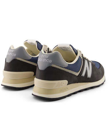 New Balance 574 U574SGG1 – Sneakers unisex gris & bleu au style rétro running