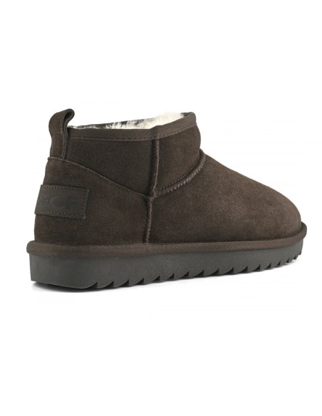 Colors of California SHEAR02 Moka – Boots fourrées femme daim marron